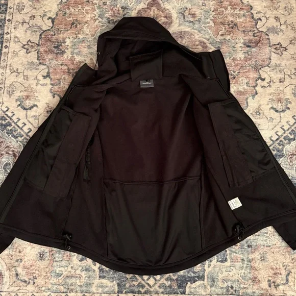 Free Soldier SHARKSKIN Men’s Warm Waterproof Softshell Tactical Hiking Jacket - Picture 3 of 4